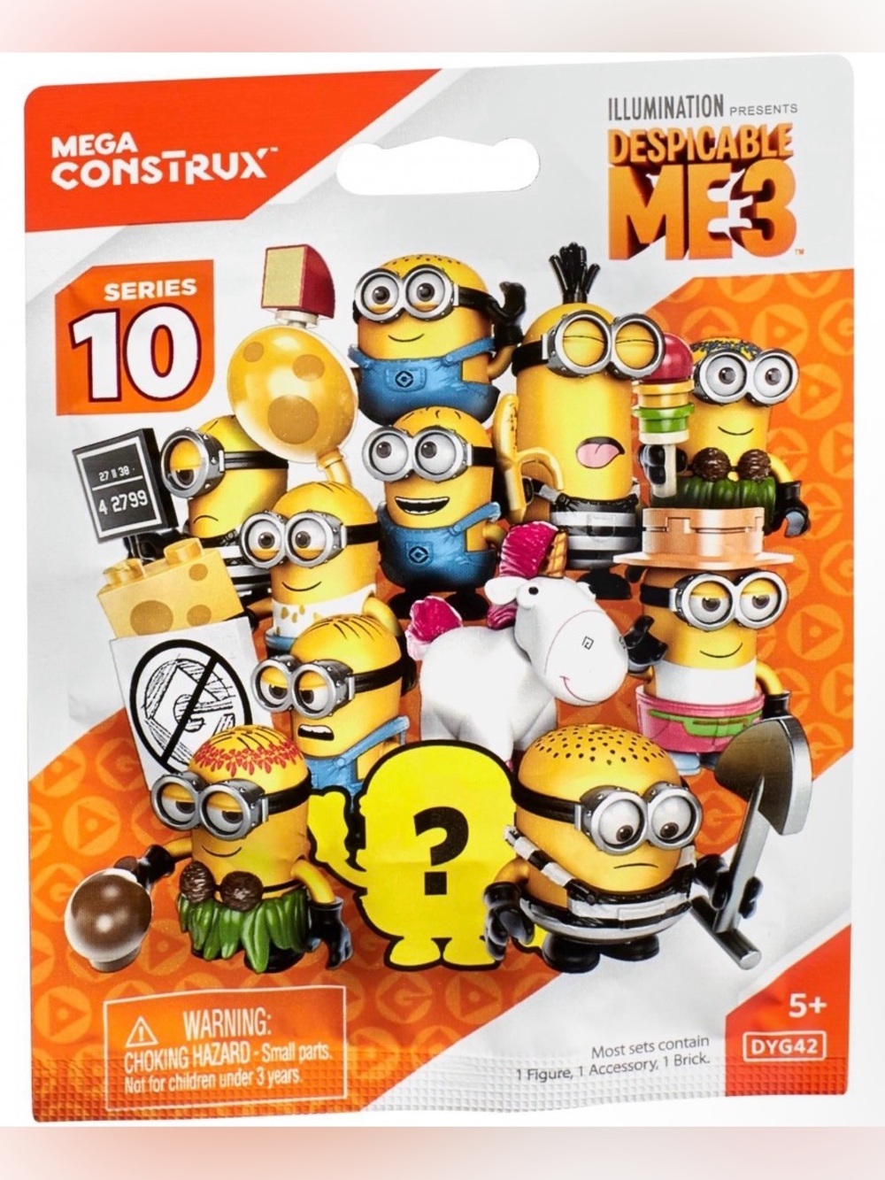 Mega Construx Despicable Me Series 10 set of 4 Blind Bag Mini Figure new sealed